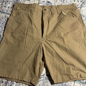 Wrangler Carpenter Dark Tan Shorts Mens 44